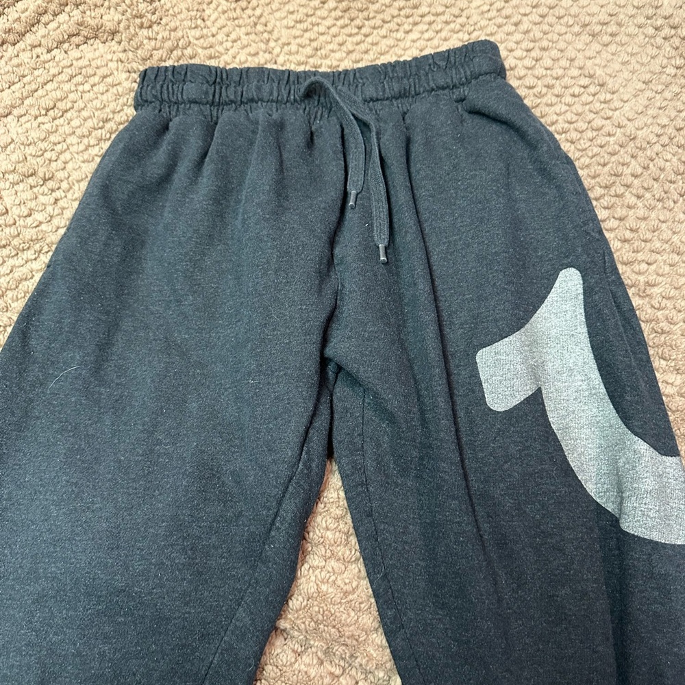 True Religion Black Joggers